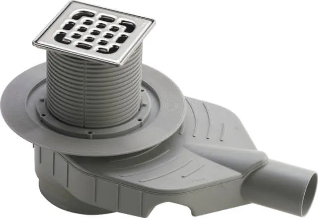 Viega Badablauf Advantix Top 4914.10 in DN50 Kunststoff grau