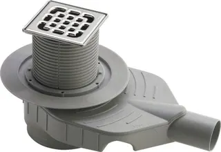 Viega Badablauf Advantix Top 4914.10 in DN50 Kunststoff grau