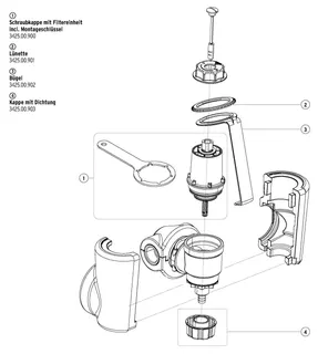 SYR Heizungsfilter HF 3425 compact DN 25 – Bild 2