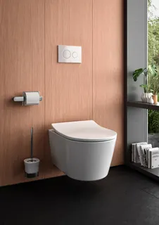 TOTO RP Wand-WC randlos rev. Befest. weiß, Tornado-Flush Tiefspüler – Bild 3