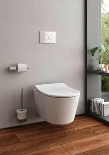 TOTO RP Wand-WC randlos rev. Befest. weiß, Tornado-Flush Tiefspüler – Bild 4