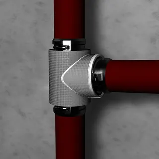Missel Dämmung Misselsystem Abwasser MSA-KLW A 70 x 70 - 45 Grad – Bild 2
