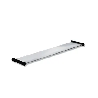 HEWI Ablage Sys 162, B:600mm, Glasplatte schw tiefmatt – Bild 3