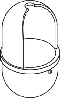HEWI Bürstenbehälter f. WC BG 477.20.100 reinweiß – Bild 5