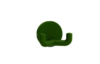 HEWI Doppelhaken Ser 477, d:50mm, eckige Hakenform maigrün – Bild 2