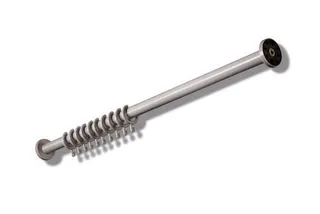 HEWI VH-Stange Ser 801, L:1025mm, 10 Ringe, suizidhemmend reinweiß – Bild 3