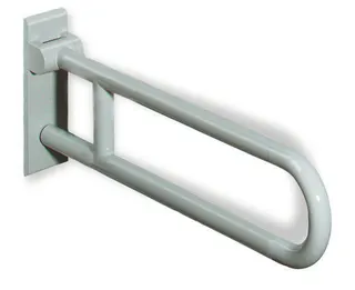 HEWI Stützklappgriff Ser 801, L:700mm, Stahlkern anthrazitgrau – Bild 2