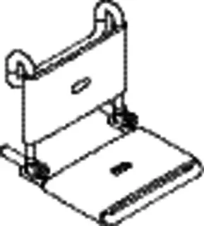 HEWI Einhängesitz, klappbar B=450mm,T=504mm,H=473mm reinweiß – Bild 4