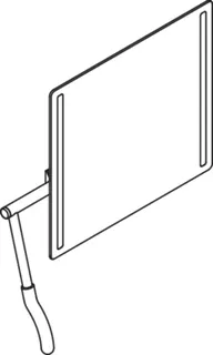 HEWI Kippspiegel Serie 802 LED basic, links anthrazitgrau – Bild 5