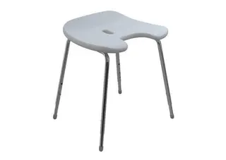 HEWI Duschhocker Basic Beine verchromt signalweiß – Bild 3