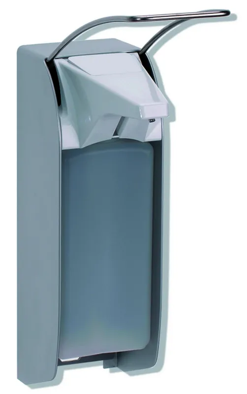 HEWI Desinfektionsmittel-/Seifenspender, Ser 805, Edelstahl, 500 ml signalweiß