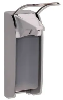 HEWI Desinfektionsmittel-/Seifenspender, Ser 805, Edelstahl, 500 ml reinweiß – Bild 2