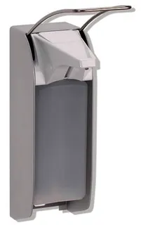 HEWI Desinfektionsmittel-/Seifenspender, Ser 805, Edelstahl, 500 ml signalweiß – Bild 3