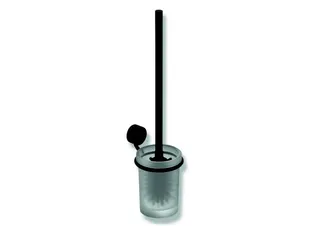 HEWI WC-Bürstengarnitur System 815 Sch. matt, Glas sat. schw tiefmatt