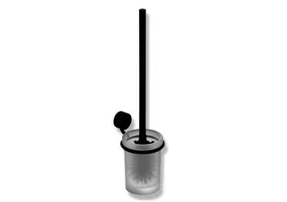 HEWI WC-Bürstengarnitur System 815 Sch. matt, Glas sat. schw tiefmatt – Bild 3