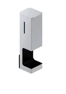 HEWI S900 SENSORIC Desinfektionsspender Wandmodell, pulver weiß tiefmatt – Bild 3