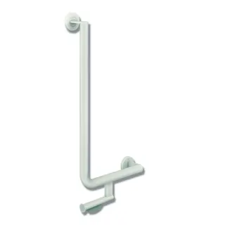 HEWI Winkelgriff, d:32/32, PRH, A1:600, W1:300, links, plvb weiß tiefmatt