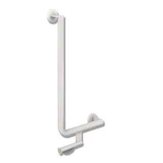 HEWI Winkelgriff, d:32/32, PRH, A1:600, W1:300, links, plvb weiß tiefmatt – Bild 3