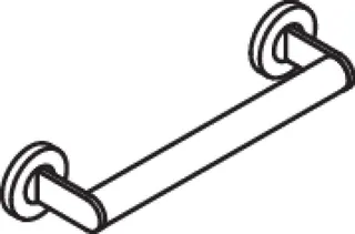 HEWI Haltegriff, d:32, L:300mm, plvb dgrau tiefmatt – Bild 5