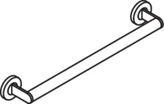 HEWI Haltegriff, d:30, L:500mm, plvb weiß tiefmatt – Bild 5