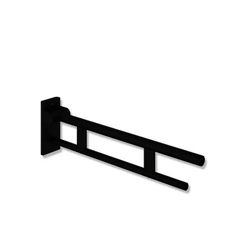HEWI mob. SK-Griff Duo (A), L:750, pulverbeschichtet schw tiefmatt