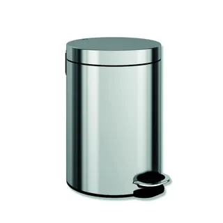 HEWI Abfallbehälter, 5 l, Soft Close Edelstahl hochglanzpoliert