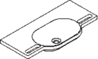 HEWI Waschtisch mit Griffmulden, 850 x 415mm, o. Überlauf, o. Hahnloch – Bild 4