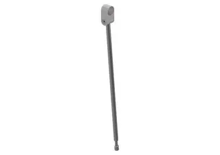 HEWI Bodenstütze f.SK-Griffe 801.50., L:527mm, Edst., Anb. farbig reinweiß – Bild 3