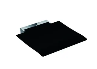 HEWI Klappsitz 450, B:450, T:463, Konsole chrom, Sitzf. farbig anthrazitgr