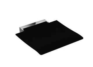 HEWI Klappsitz 450, B:450, T:463, Konsole chrom, Sitzf. farbig anthrazitgr – Bild 3