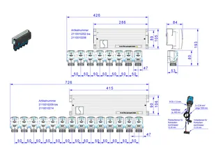 strawa Comfort strawalogiX RT6-STA8 EGO M30-Regelantrieb 230V + Vorv. 6 Hkr.