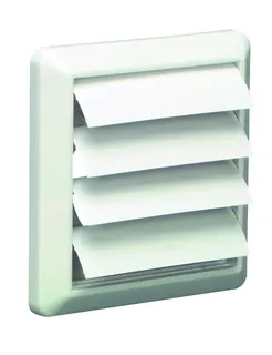comfort-Außenwandgitter ohne Wanddurch- führung Durchmesser 100mm weiß
