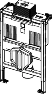 TECEprofil WC-Modul mit Uni 750-Spülkasten, Bauhöhe 750 mm – Bild 4