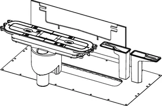 TECEdrainprofile Ablauf "senkrecht", DN 50, Ablaufleistung 1,37 l/s – Bild 3