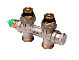 Danfoss dyn. VHS-DV Fühler re. o. links DG, Ventileinsatz im RL für Heizkörper mit 1/2" – Bild 2