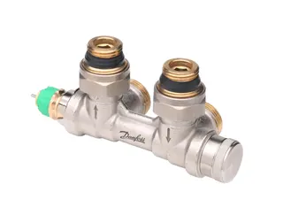 Danfoss dyn. VHS-DV Fühler links Eck, Ventileinsatz im VL für Heizkörper mit 1/2"