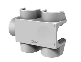 Danfoss Kunststoffabdeckung für VHS-DV DG, Fühler rechts in RAL 9016, Heizkörper 1/2"