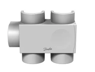 Danfoss Kunststoffabdeckung für VHS-DV DG, Fühler rechts in RAL 9016, Heizkörper 1/2" – Bild 3