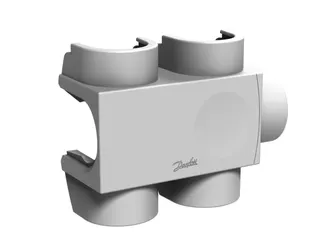 Danfoss Kunststoffabdeckung für VHS-DV DG, Fühler links in RAL 9016, Heizkörper 1/2" – Bild 2