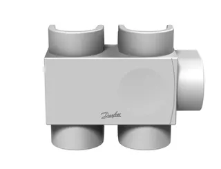 Danfoss Kunststoffabdeckung für VHS-DV DG, Fühler links in RAL 9016, Heizkörper 1/2" – Bild 3