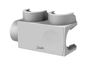 Danfoss Kunststoffabdeckung für VHS-DV Eck, Fühler rechts in RAL 9016, Heizkörper 1/2" – Bild 3