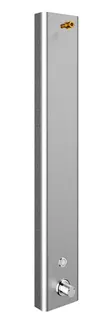 CONTI+ CONGENIAL el. PZ Duschpan. Batt. Reinigungsstopp Thermo. Edelst. DN15