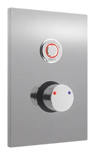 CONTI+ CONGENIAL FIT el. PZ Dusche CNX FM eckig T-Desinf. Thermos. Edelst. DN15