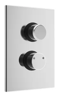 CONTI+ CONGENIAL FIT Dusche UP W-hyd. FM eckig Thermost. Chrom DN15 – Bild 2