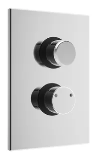 CONTI+ CONGENIAL FIT Dusche UP W-hyd. FM eckig Thermost. Chrom DN15 – Bild 3