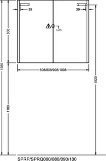 sanibel-Spiegelschrank 2.0 FLEX SPRP080 LED 808x800mmx165mm verspiegelt – Bild 3