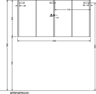 sanibel-Spiegelschrank 2.0 FLEX SPRP161 LED 1592x800mmx165mm verspiegelt – Bild 3