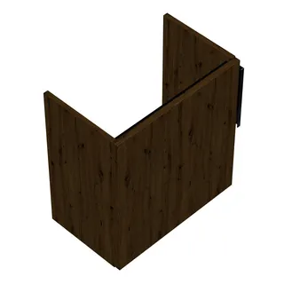 sanibel-Waschtisch-Unterbau 2.0 FLEX WXNR049L 490mm breit 1 Tür links Eiche Urban