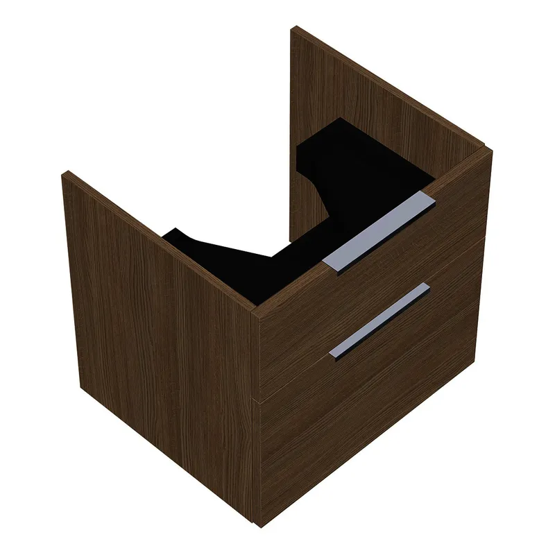 sanibel-Waschtisch-Unterbau 2.0 FLEX WXNT055 550mm breit Schubl/Auszug Eiche Cashmere