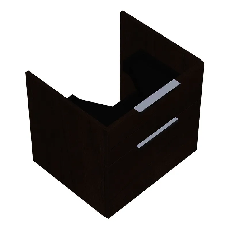 sanibel-Waschtisch-Unterbau 2.0 FLEX WXNT055 550mm breit Schubl/Auszug Eiche Rost